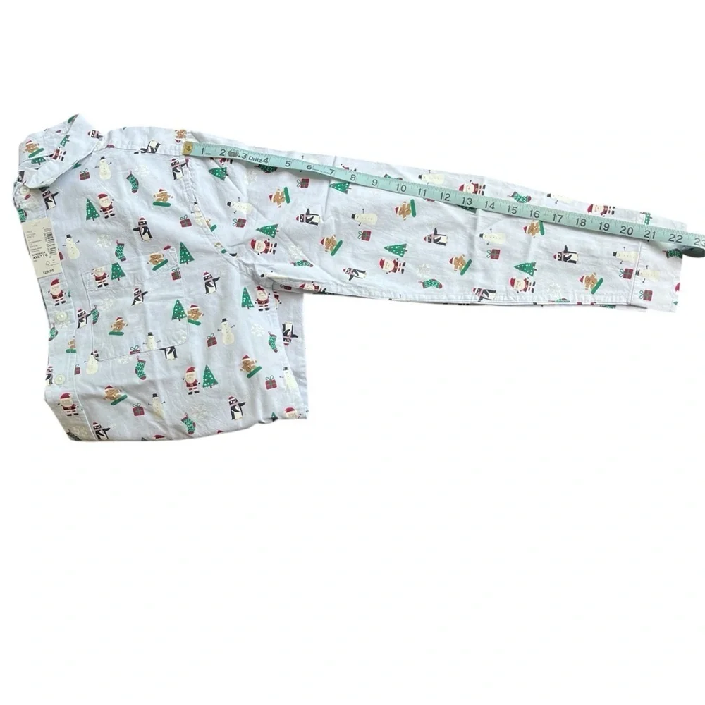 The Childen's Place Boys Long Sleeve Christmas Dress Shirt, Size 16, XXL